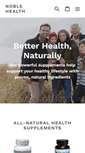 Mobile Screenshot of noblehealthproducts.com